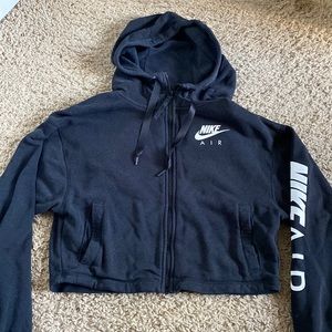 Women’s nike cropped zip up